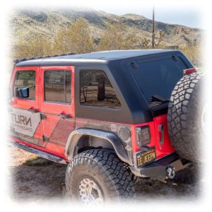 Jeep Wrangler JK Hardtop - TURN Offroad - Fastback 4-Piece - White - `07-`18